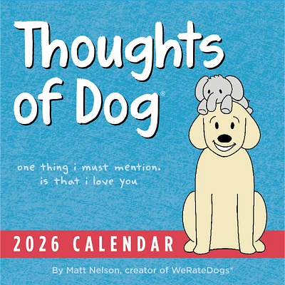 Thoughts Of Dog 2026 Box Calendar