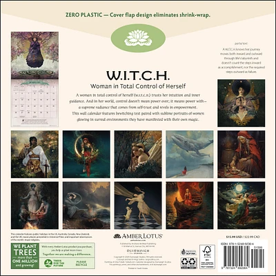 Witch Woman In Total Control Of Herself Wall 2025 Calendar - Online Exclusive