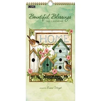 Bountiful Blessings Slim 2025 Calendar