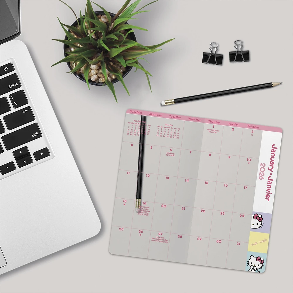 Hello Kitty Bilingual 2026 2 Yr Pocket Planner Calendar - Online Exclsuive