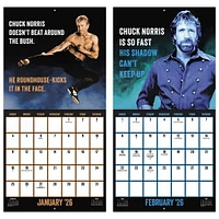 Chuck Norris 2026 Wall Calendar