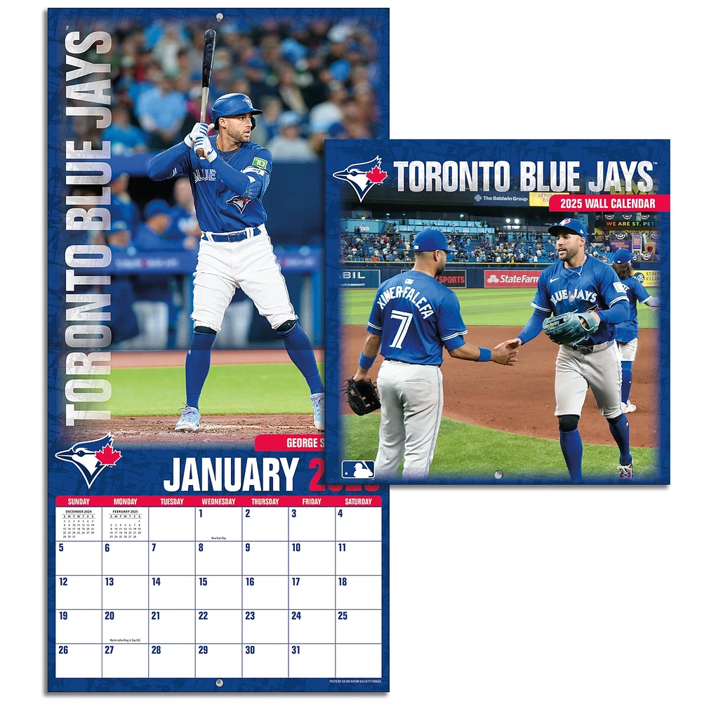 MLB Toronto Blue Jays Mini 2025 Calendar