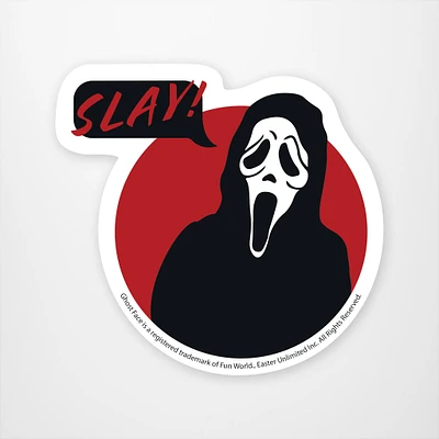 Ghost Face Slay Vinyl Sticker