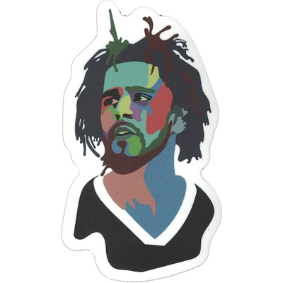 J Cole Vinyl Sticker