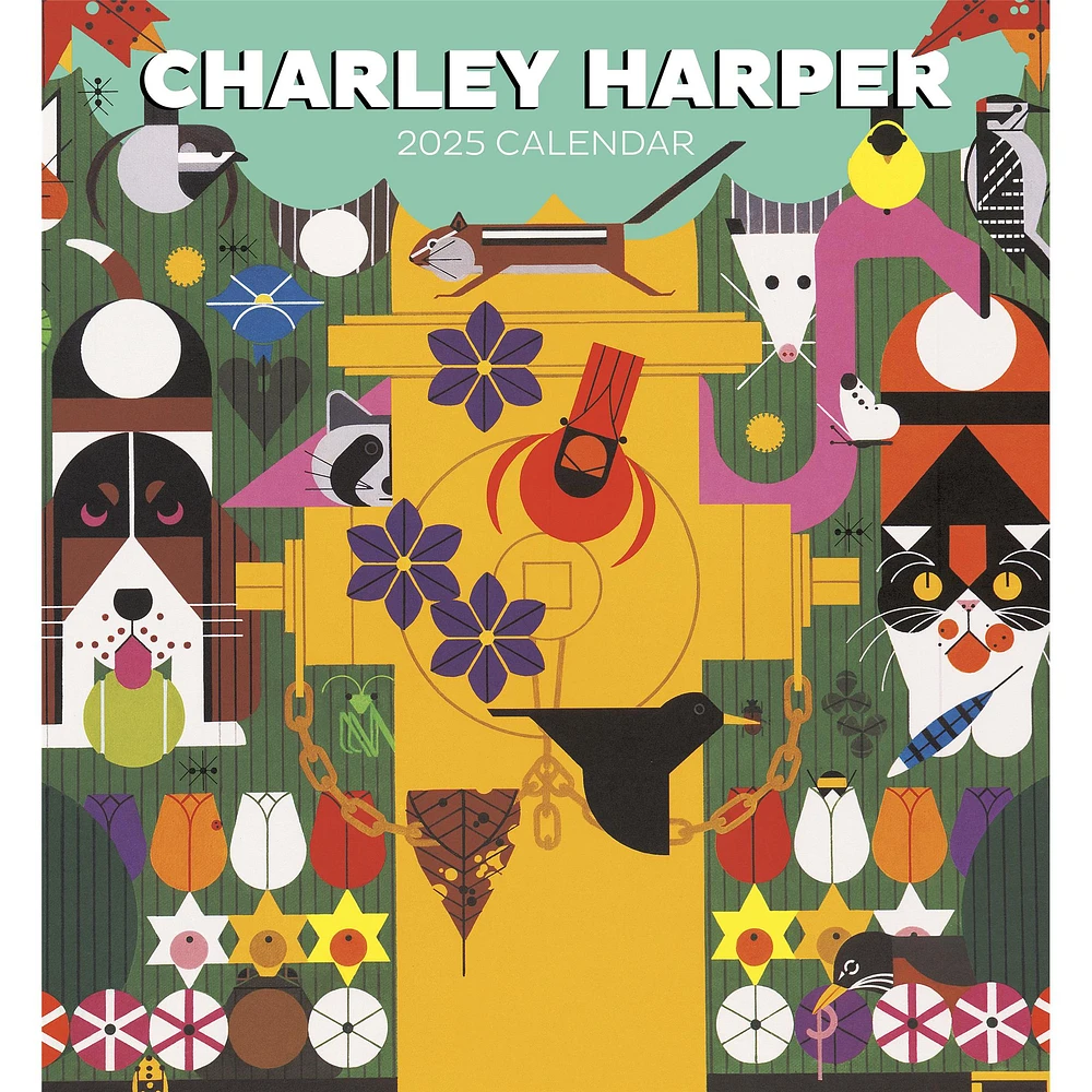 Charley Harper Wall 2025 Calendar