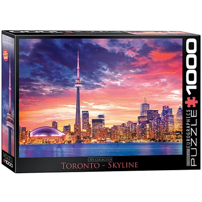 Toronto Skyline Scenic 1000 Piece Puzzle - FINAL SALE