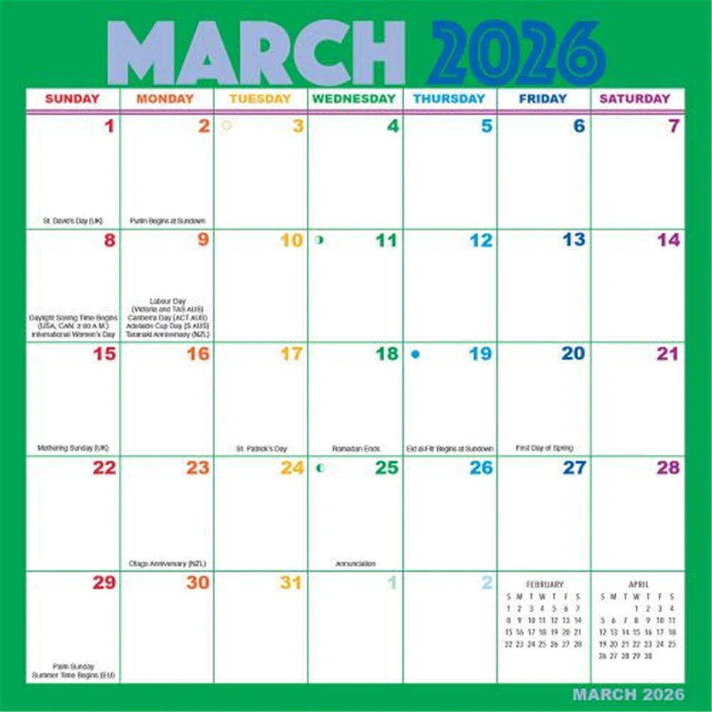 Rainbow Magic Grip 2025-2026 Mini Calendar