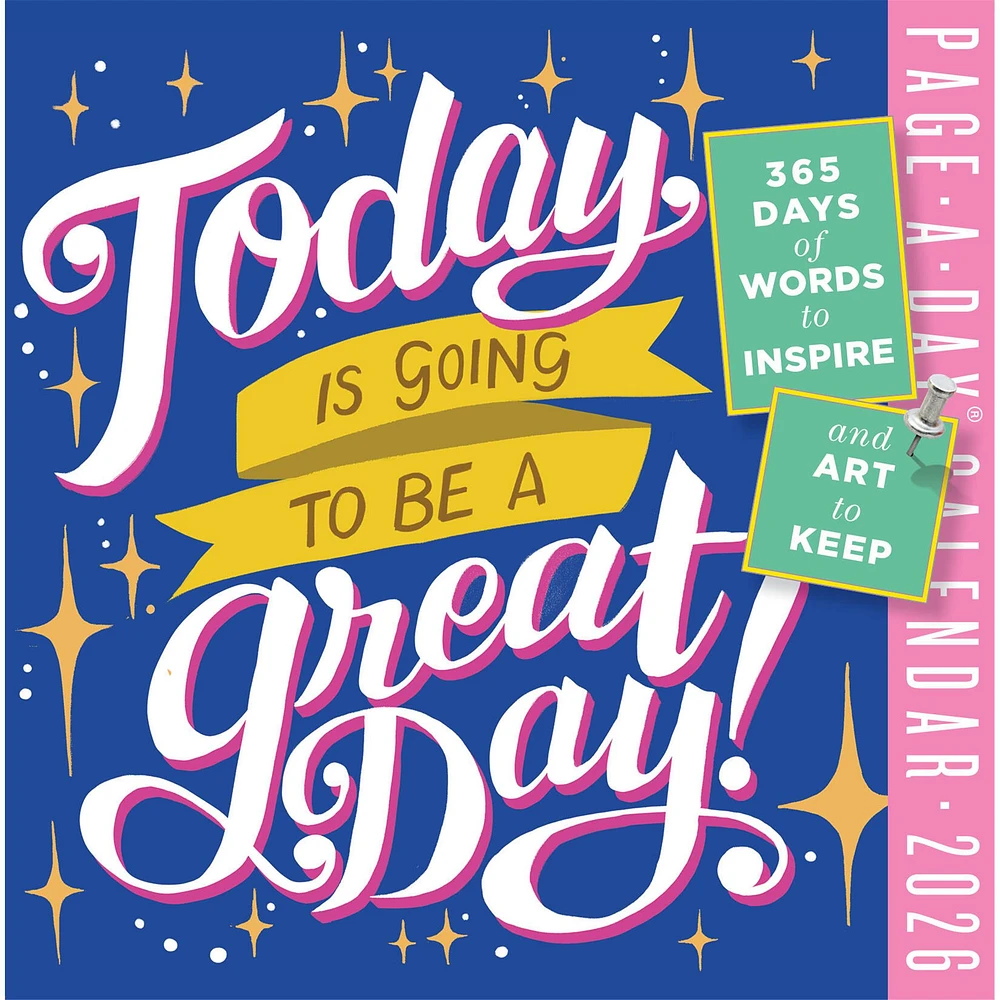 Today Is A Great Day 2026 Box Calendar