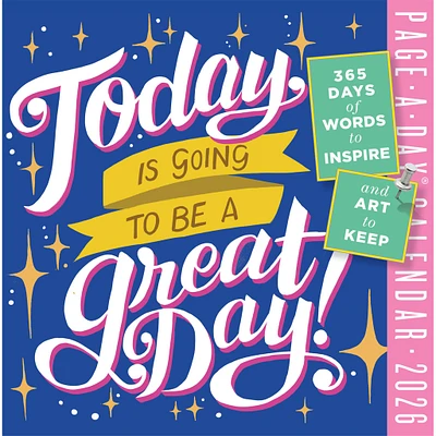 Today Is A Great Day 2026 Box Calendar