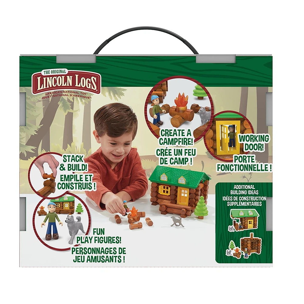 Lincoln Logs On The Trail 59pc