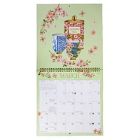 Teacups Wireo Wall 2025 Calendar