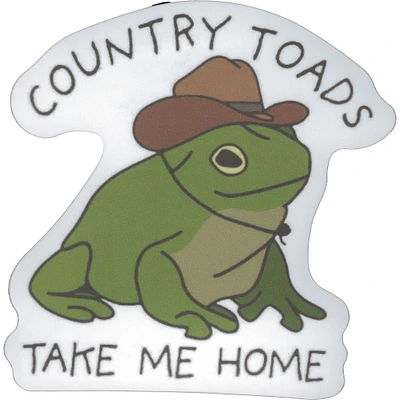 Country Toads Vinyl Sticker