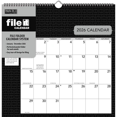 Office File It 2026 Wall Calendar