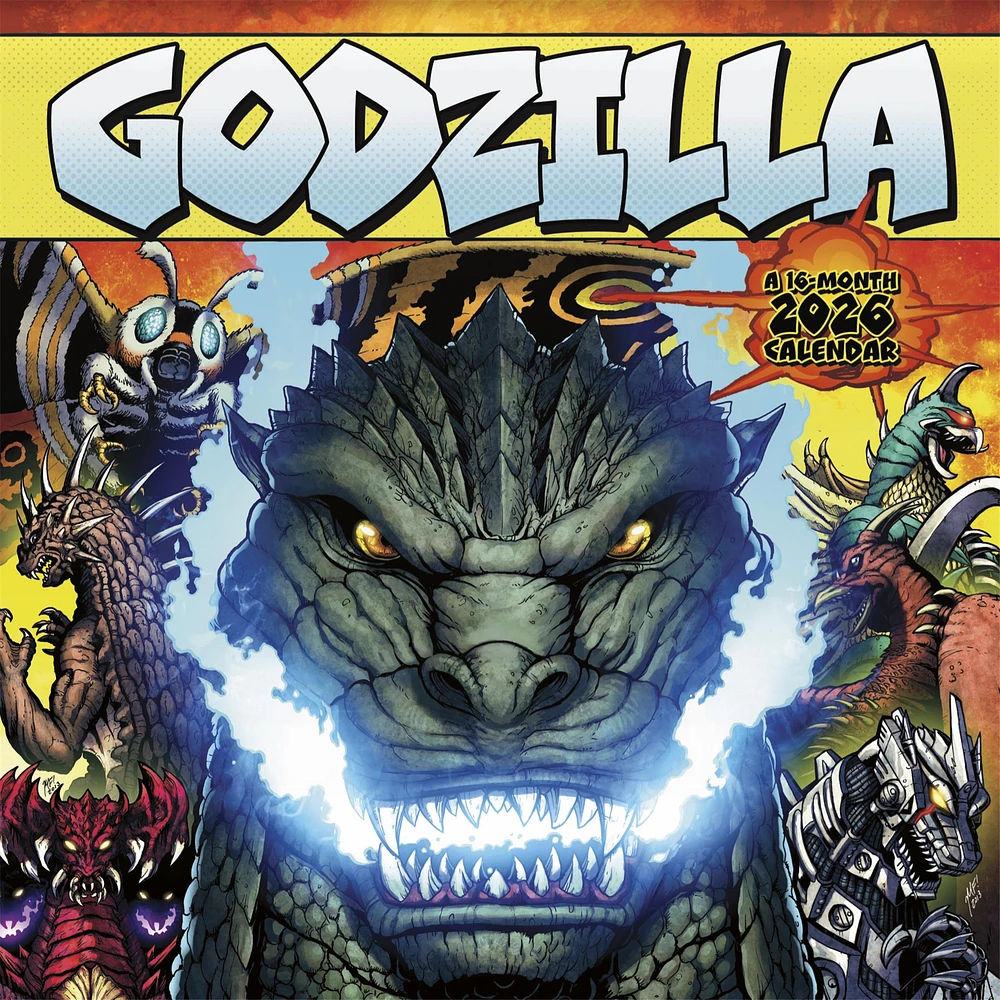 Godzilla Classic 2026 Wall Calendar - Online Exclusive