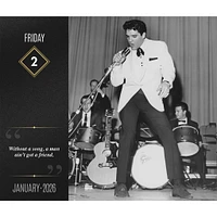 Elvis Presley 2026 Box Calendar