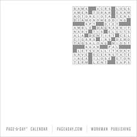 New York Times Daily Crossword 2026 Box Calendar