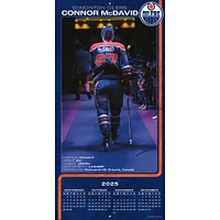 NHL Connor Mcdavid Edmonton Oilers 2026 Wall Calendar