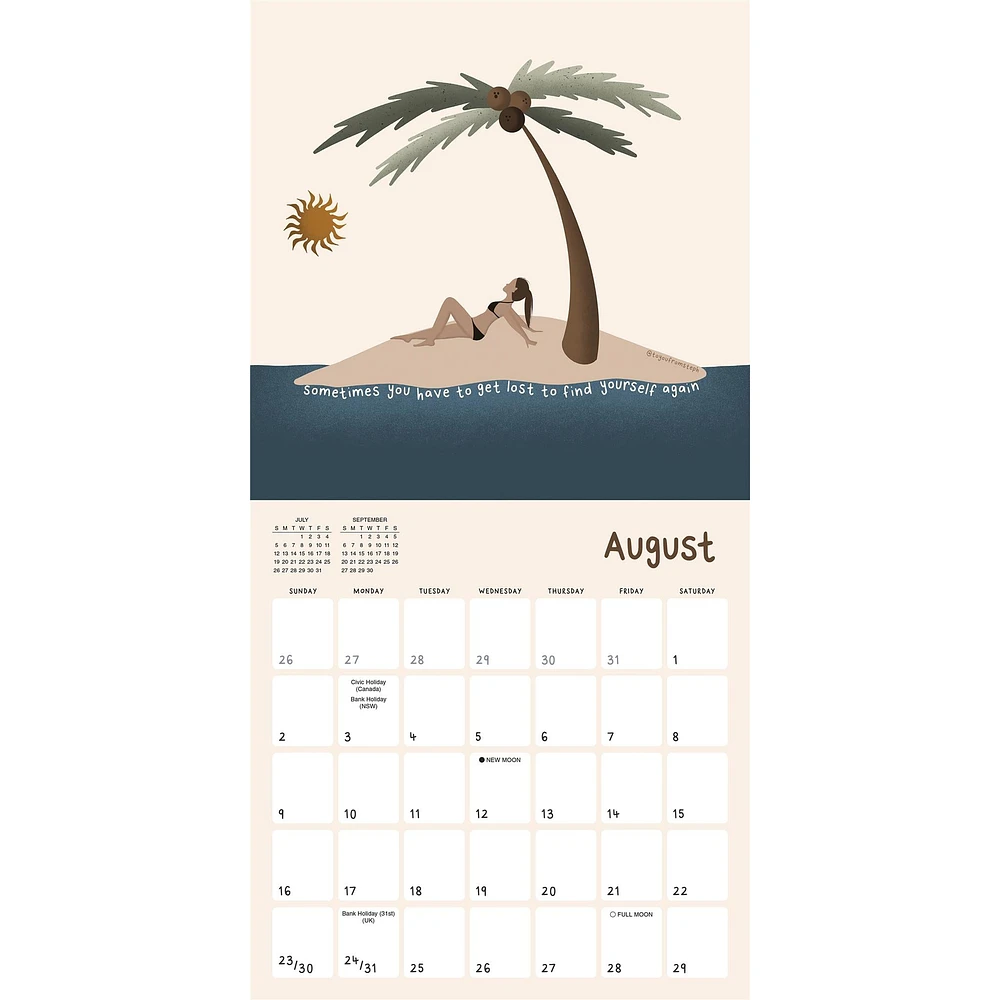 Grow with the Flow 2026 Mini Calendar - Online Exclusive