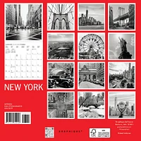 New York 2026 Mini Calendar