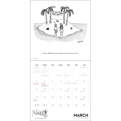 Cartoons From The New Yorker Wall 2025 Calendar - Online Exclusive