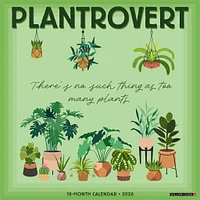 Plantrovert 2026 Wall Calendar