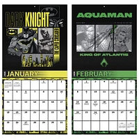 The Justice League Classic 2026 Wall Calendar