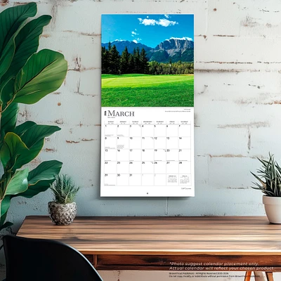 Golf Courses 2026 Wall Calendar