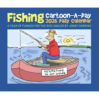 Fishing Cartoon A Day By Jonny Hawkins 2026 Box Calendar