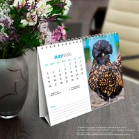 Chickens 2026 Double View Easel Calendar - Online Exclusive