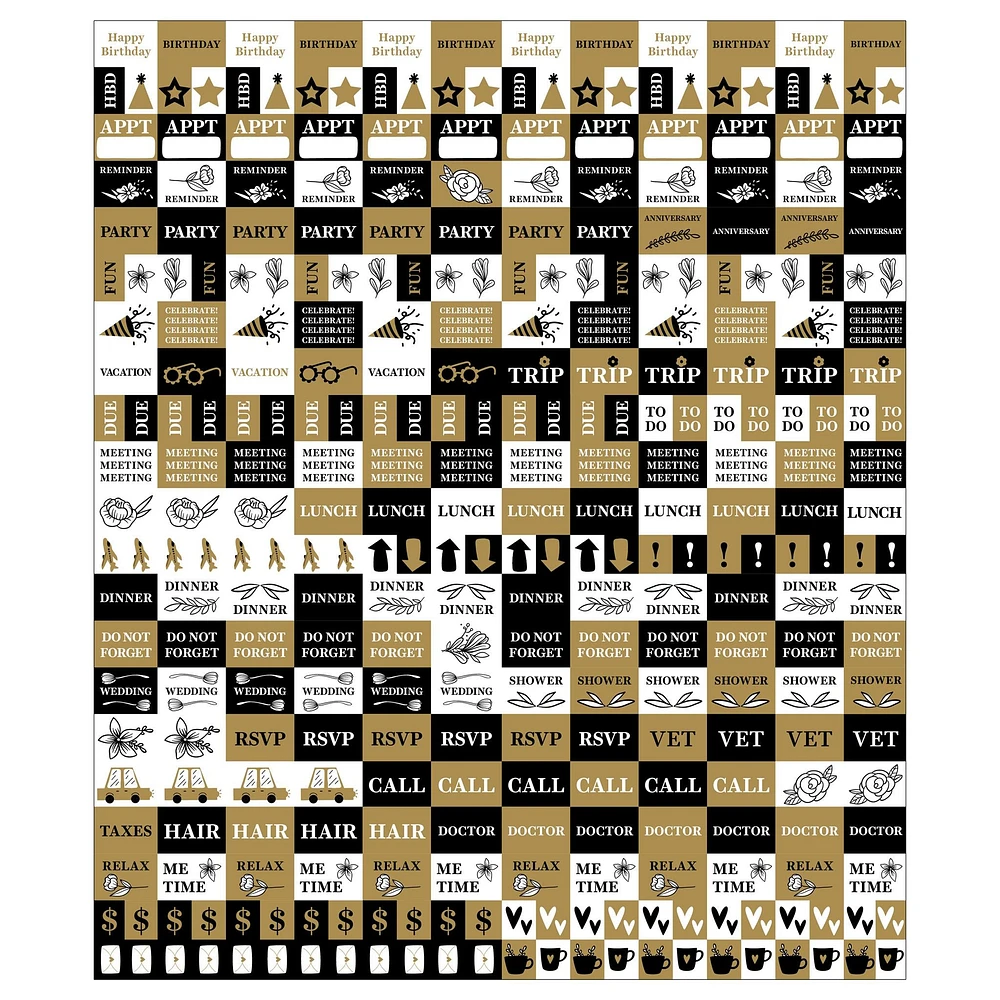Big Grid Floral 2026 Wall Calendar