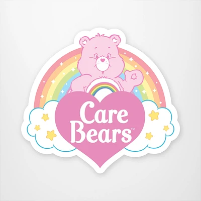 Care Bear Logo CheerBear Vinyl Sticker