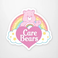 Care Bear Logo CheerBear Vinyl Sticker