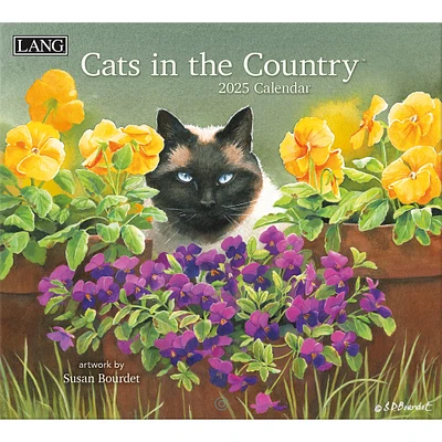 Cats In The Country Wall 2025 Calendar