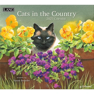 Cats In The Country Wall 2025 Calendar