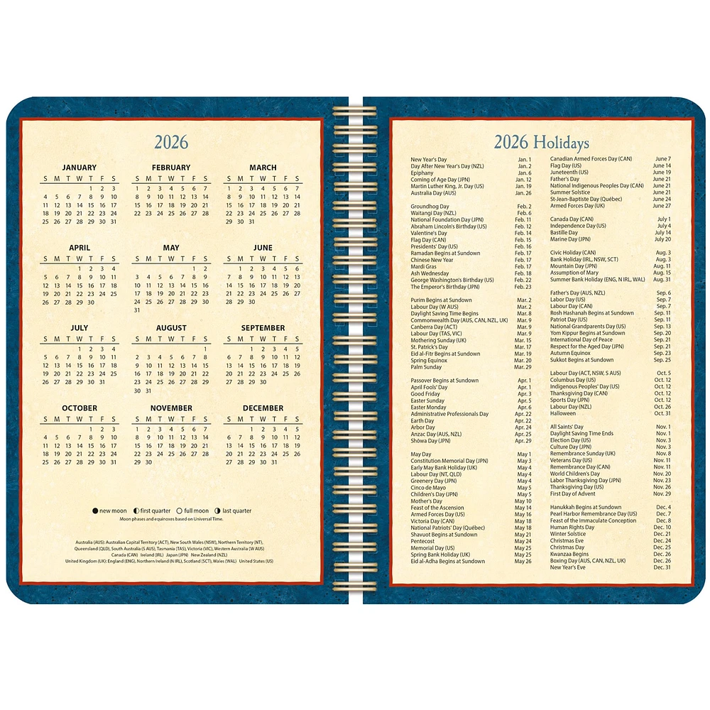 Heart And Home Spiral 2026 Engagement Calendar