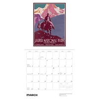 Canadian Travel Posters 2026 Wall Calendar