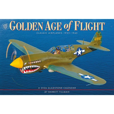 Golden Age Of Flight Deluxe 2026 Wall Calendar