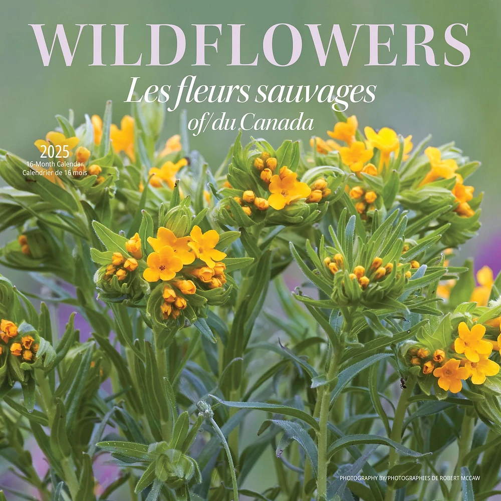 Wildflowers Of Canada Wall 2025 Calendar