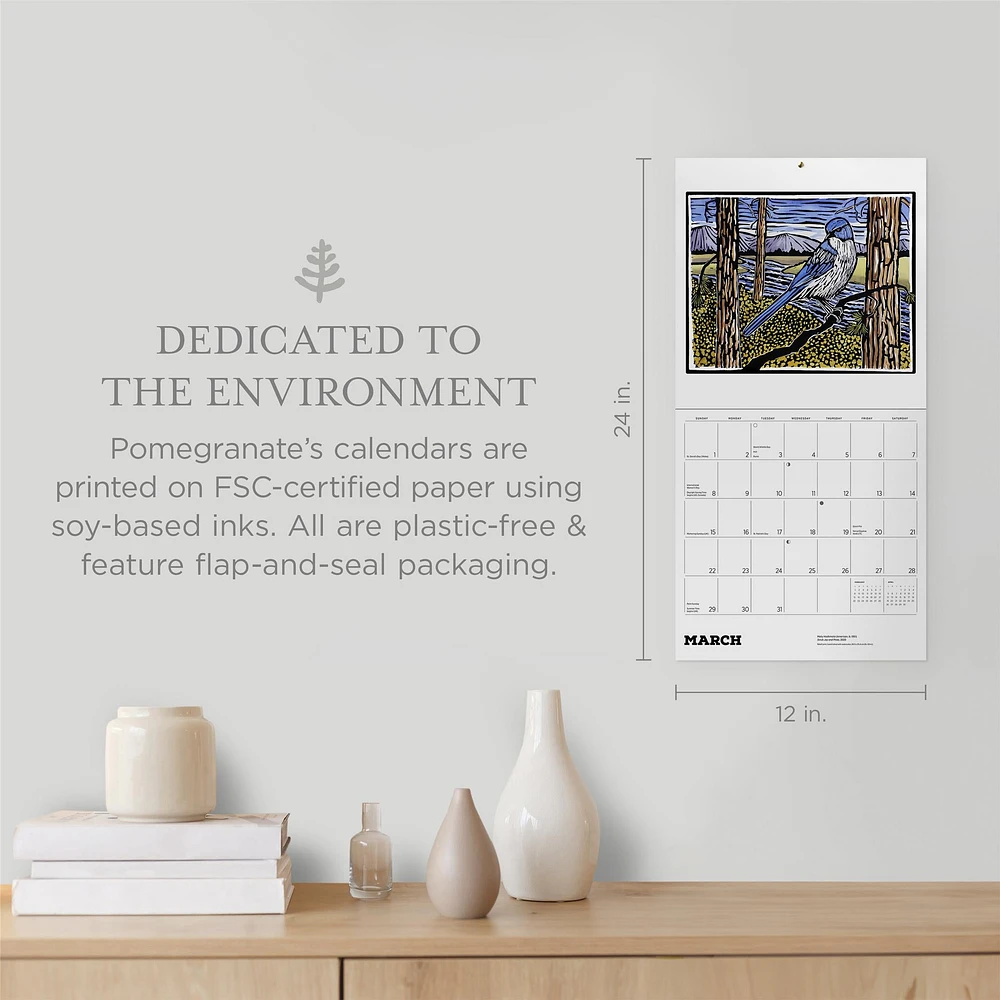 Molly Hashimoto Birds 2026 Wall Calendar