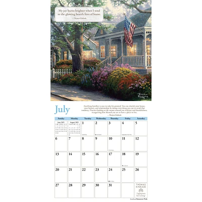 Kinkade Lightposts For Living Wall 2025 Calendar