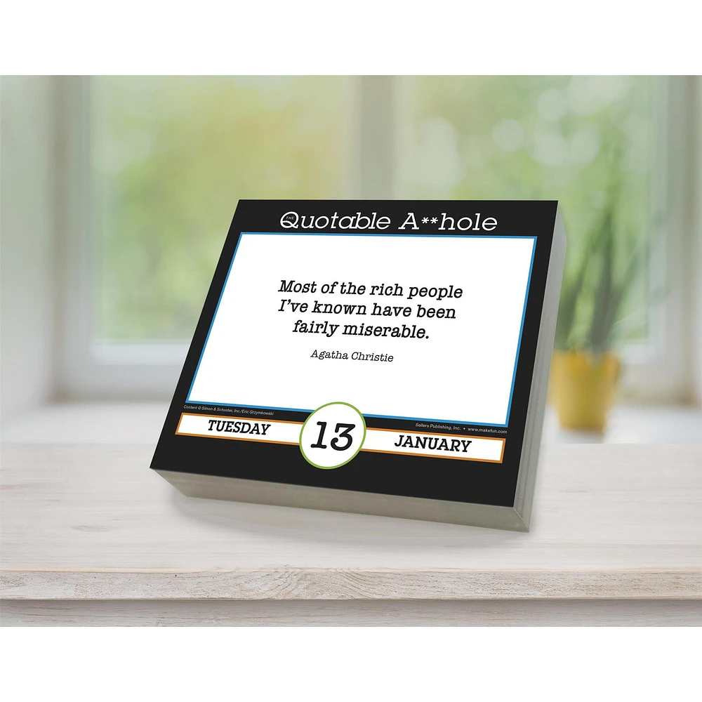 Quotable Ahole 2026 Box Calendar