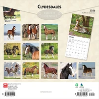 Clydesdales 2026 Wall Calendar - Online Exclusive