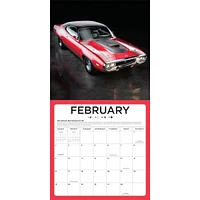 American Muscle Cars Wall 2025 Calendar