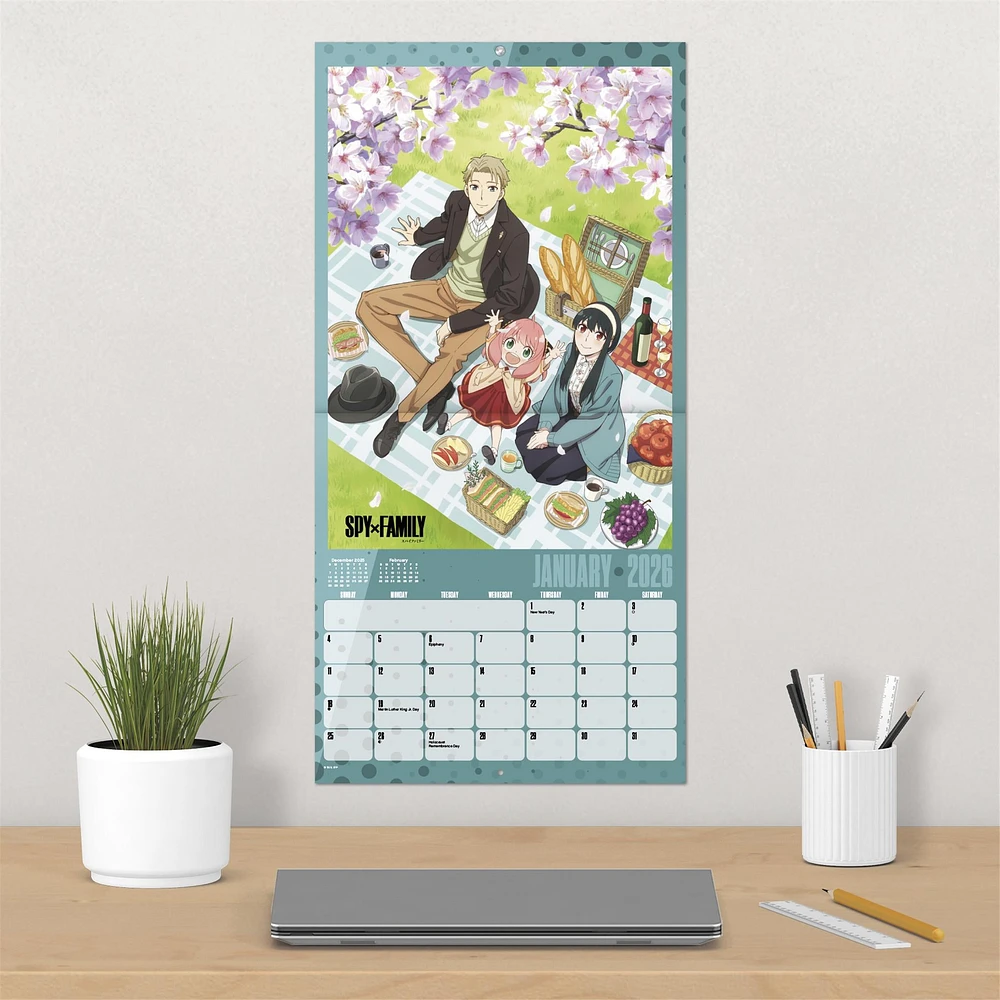 Spy X Family 2026 Wall Calendar