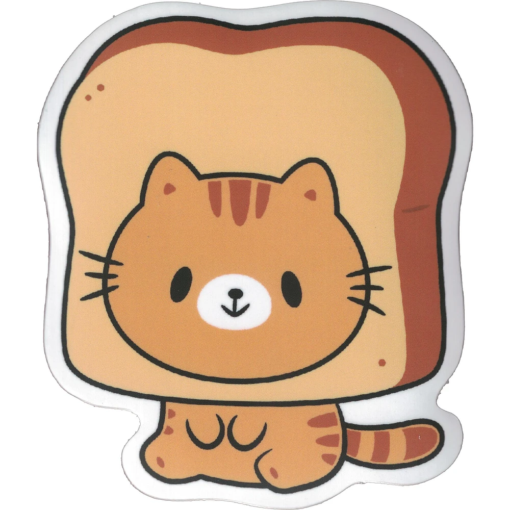 Pain Au Chat Vinyl Sticker - FINAL SALE