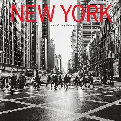 New York Wall 2025 Calendar - Online Exclusive