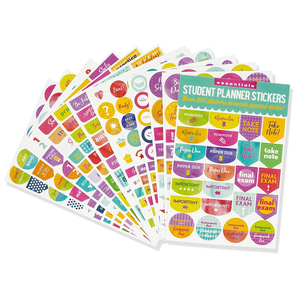 Student Planner Stickers Essentials