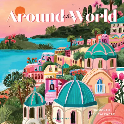 Around The World 2026 Wall Calendar - Online Exclusive