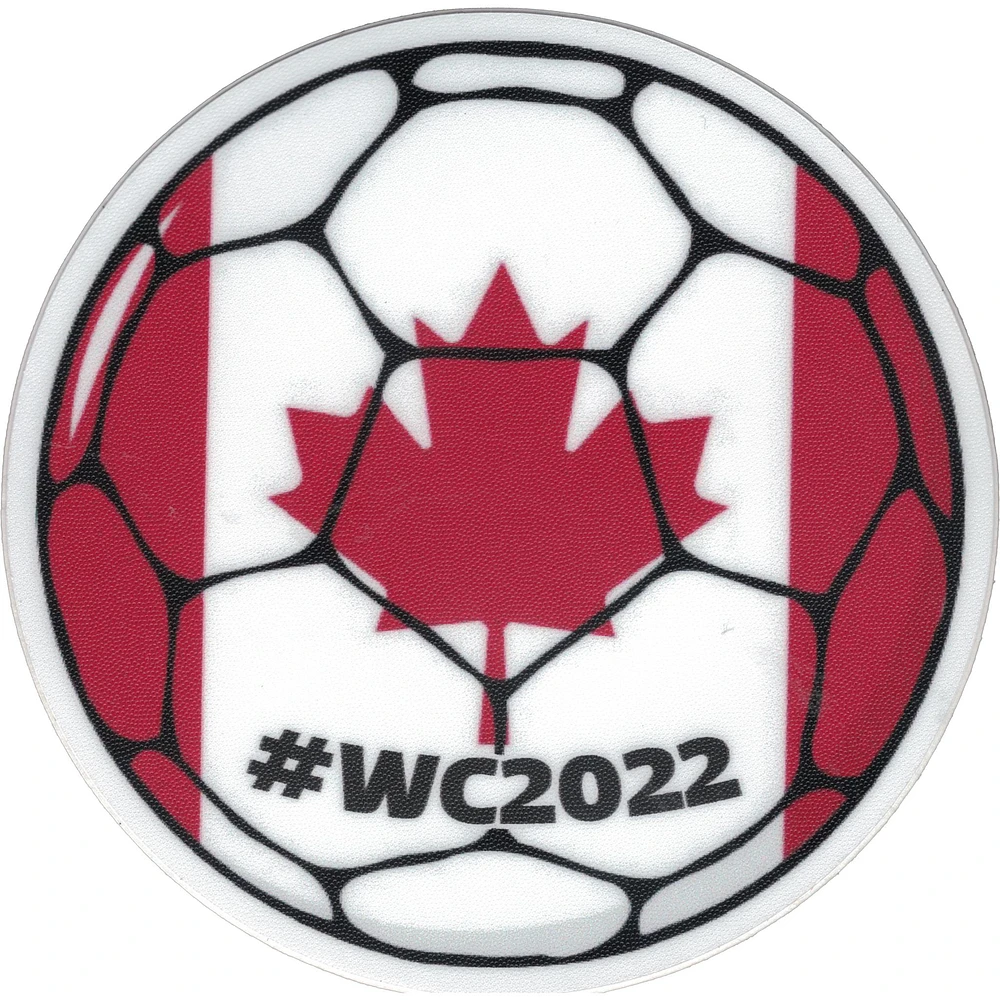 Canada Soccer Ball WC2022 Vinyl Sticker - FINAL SALE