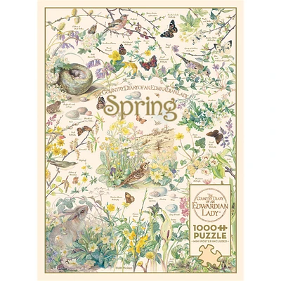 Country Diary Spring 1000 Piece Puzzle Cobble Hill